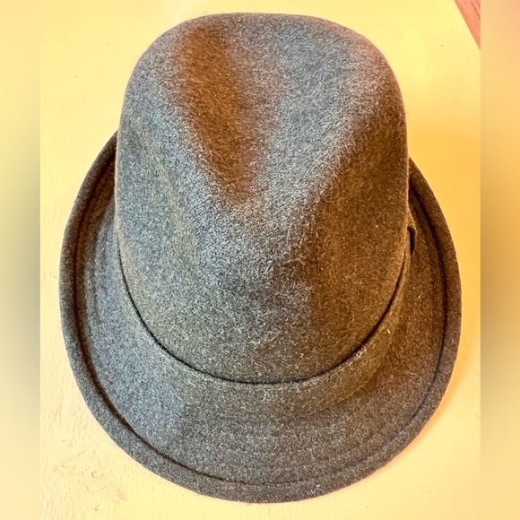 Green 100% Wool Fedora Hat - L/XL - Picture 2 of 4